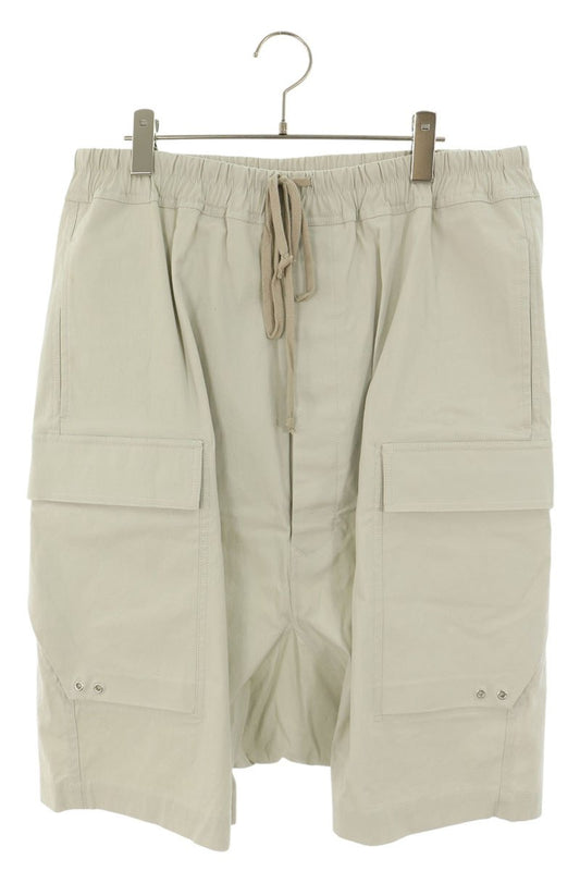 Rick Owens Cargo Pods Drawstring Sarouel Shorts Gray Size 52