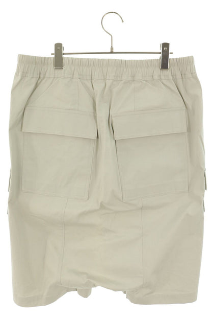 Rick Owens Cargo Pods Drawstring Sarouel Shorts Gray Size 52