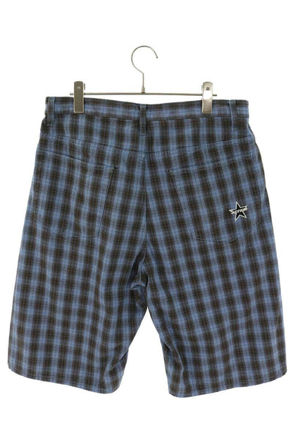SUPREME 24SS PLAID BAGGY SHORT Blue Size 30