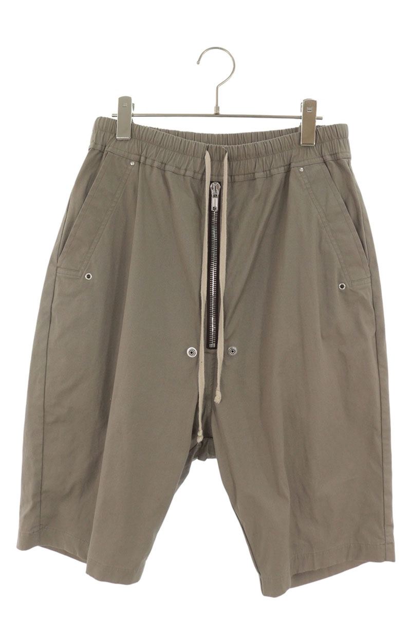 Rick Owens Cotton Blend Bela Pods Shorts Beige Size 48