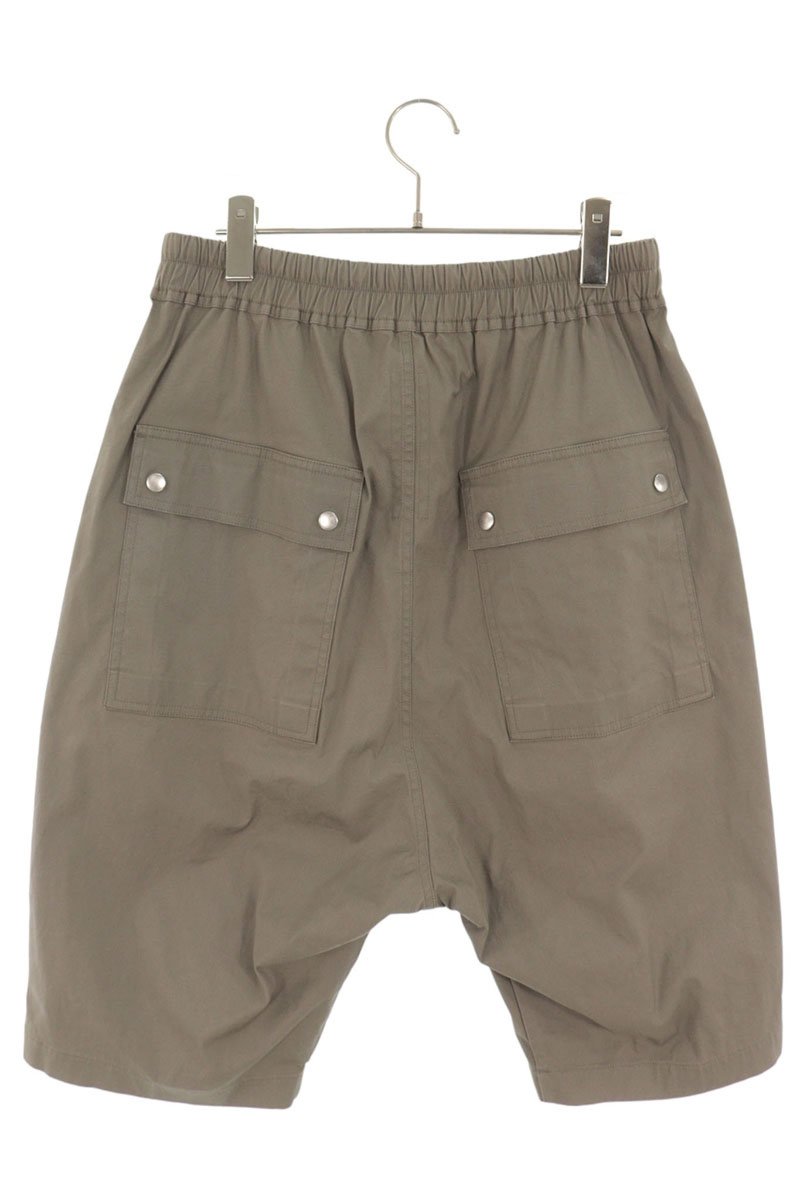 Rick Owens Cotton Blend Bela Pods Shorts Beige Size 48