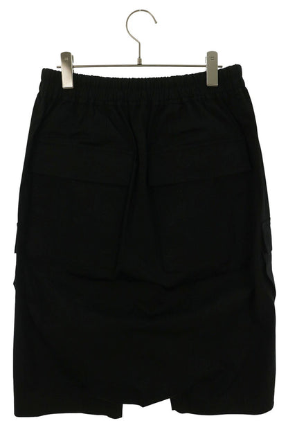 Rick Owens Cotton Blend Cargo Pods Shorts Black Size 48