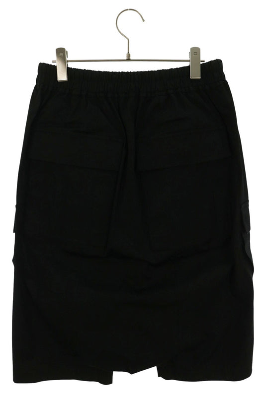 Rick Owens Cotton Blend Cargo Pods Shorts Black Size 48