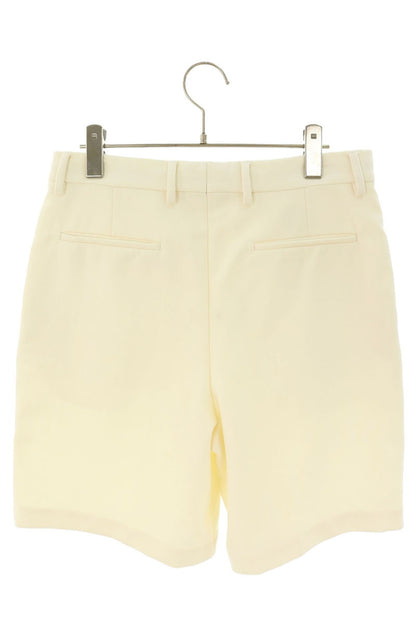 LOUISVUITTON Wool Blend Tailored Shorts White Size 36