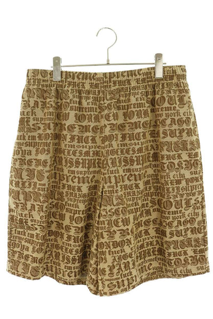 SUPREME 25SS Cities Jacquard Shorts Beige Size L