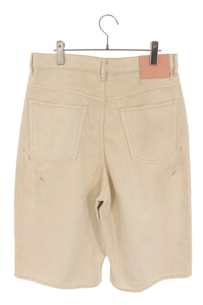 ACNE STUDIOS Loose Fit Distressed Denim Shorts Size 50