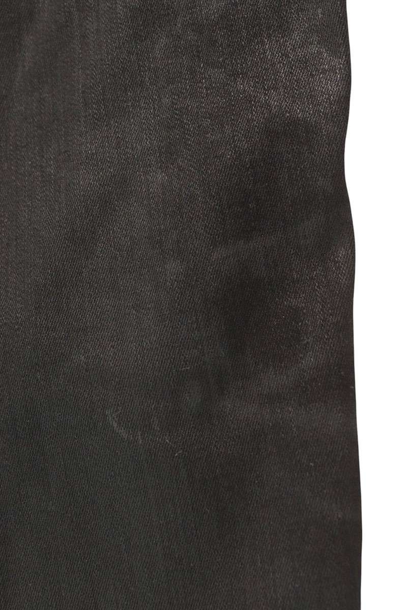 Rick Owens Long Boxer Cotton Blend Shorts Black Size 48