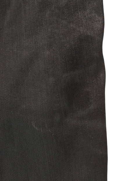 Rick Owens Long Boxer Cotton Blend Shorts Black Size 48