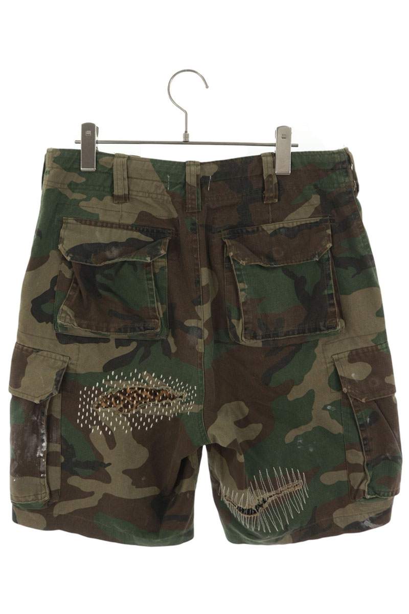 INNOCENCE NY Camo Distressed Shorts Multi Size S