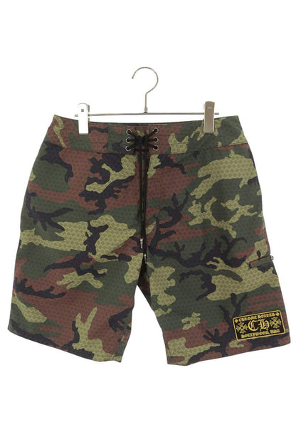 Chrome Hearts Camo Nylon Surf Britches Shorts Size 34
