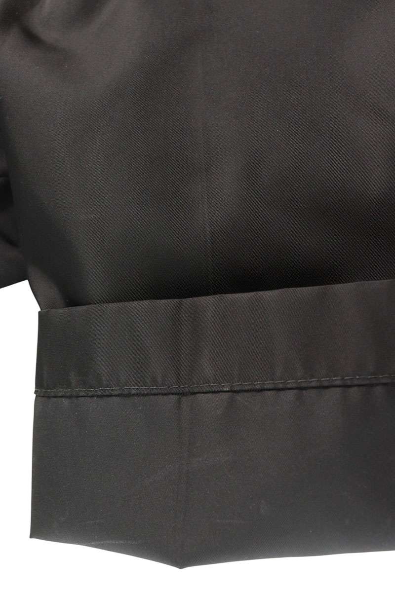 PRADA Nylon Triangle Plate Shorts Black Size 44