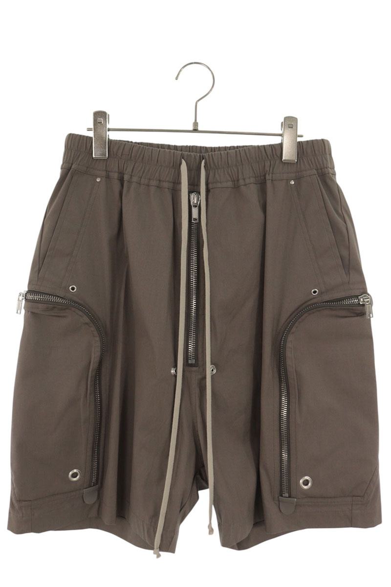 Rick Owens Bauhaus Bela Cotton Blend Shorts Gray Size 50
