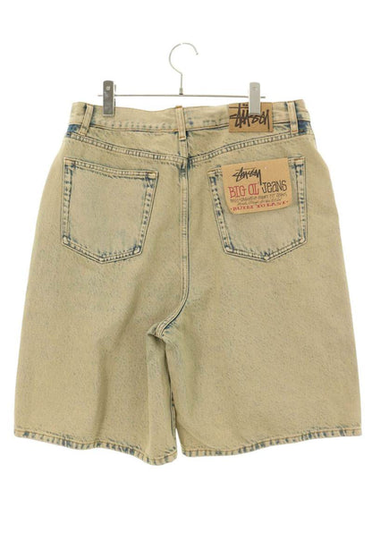 STUSSY 26SS Washed Indigo Denim Shorts Button Fly Size 32