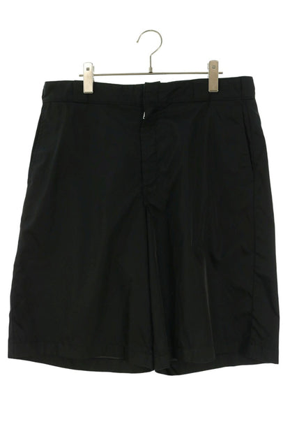 PRADA Triangle Logo Recycled Polyamide Shorts Black Size 48