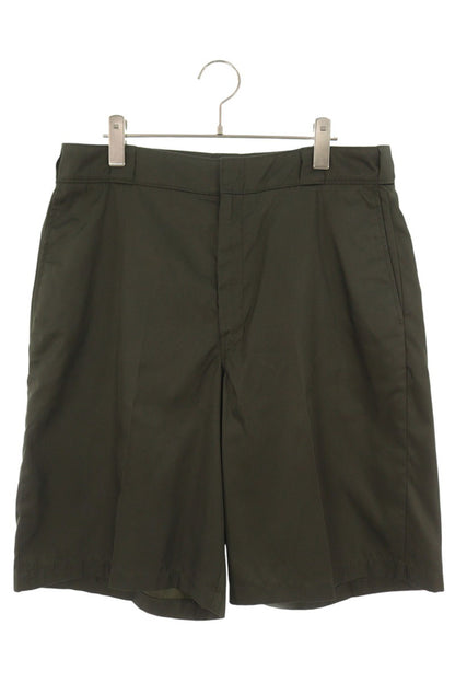 PRADA Triangle Plate Nylon Shorts Khaki Size 48