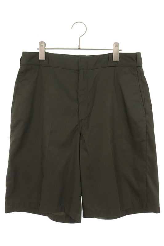 PRADA Triangle Plate Nylon Shorts Khaki Size 48