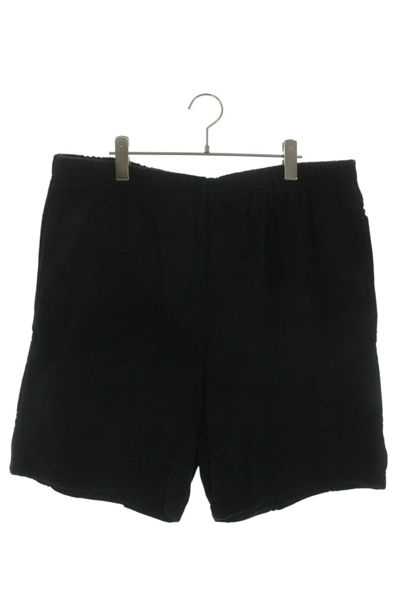 SUPREME 19SS Terry Jacquard Logo Shorts Black Size XL