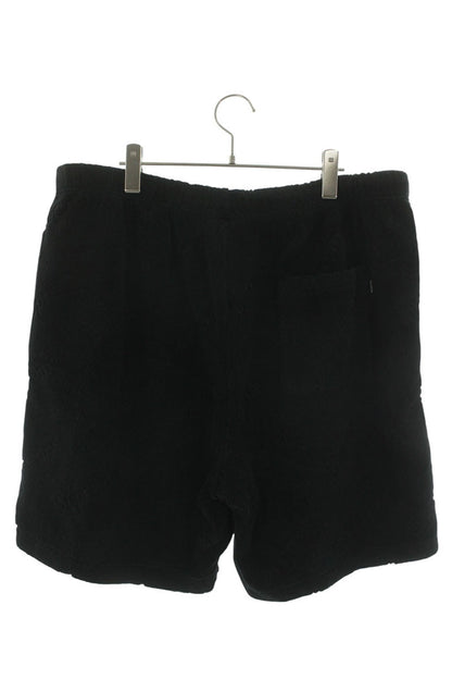 SUPREME 19SS Terry Jacquard Logo Shorts Black Size XL