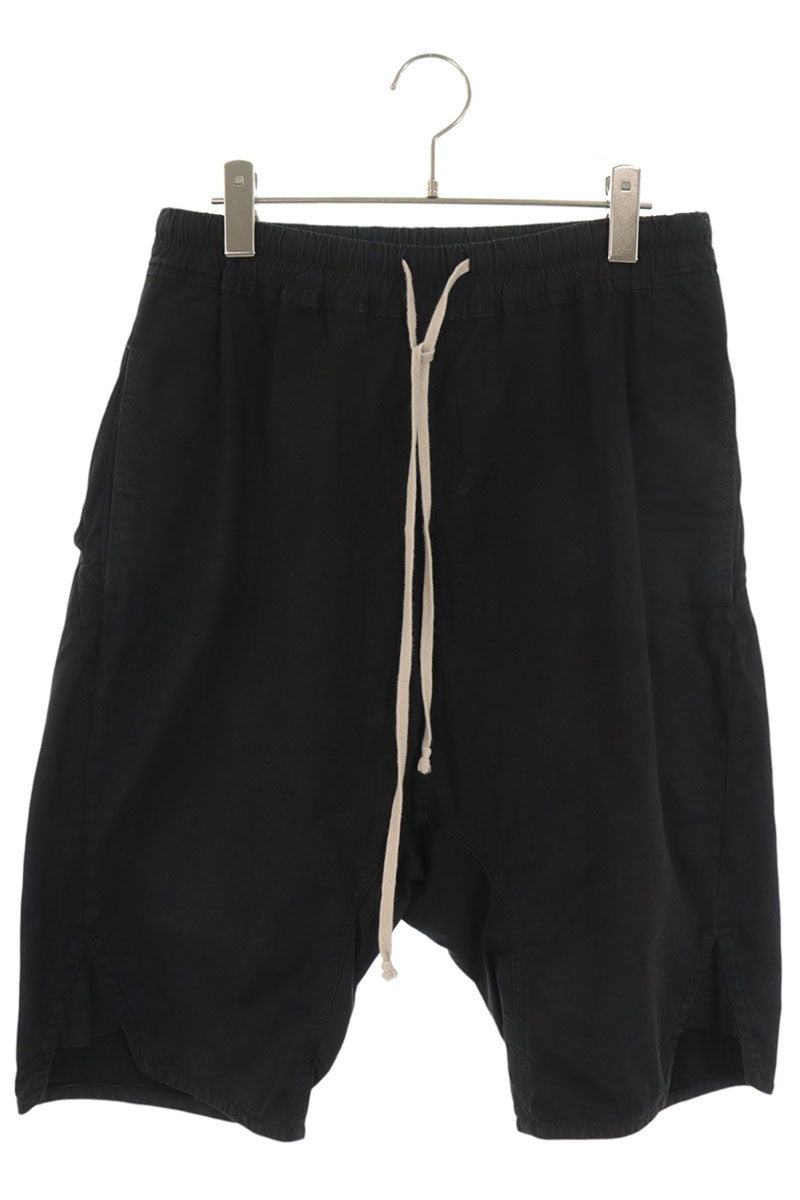 Rick Owens Cotton Blend Pod Shorts Black Size 46