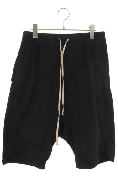 Rick Owens Cotton Blend Pod Shorts Black Size 46