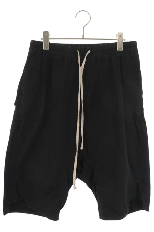 Rick Owens Cotton Blend Pod Shorts Black Size 46