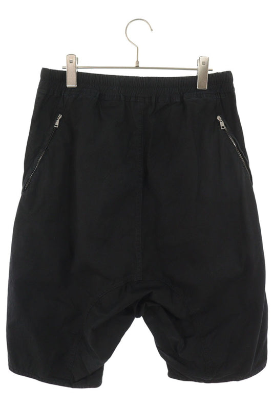 Rick Owens Cotton Blend Pod Shorts Black Size 46