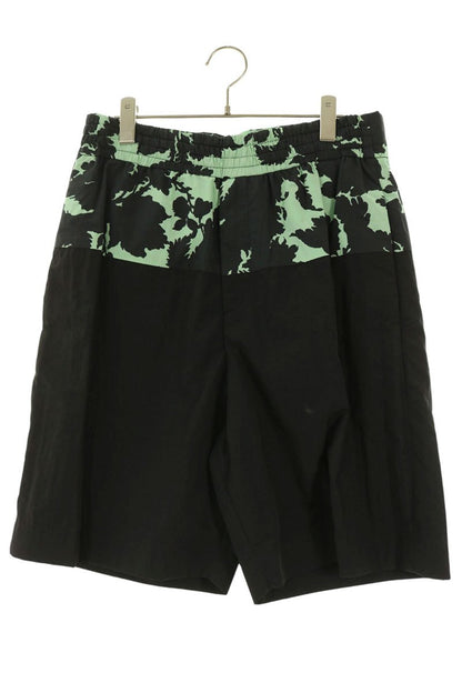 DRIES VAN NOTEN PABLO Nylon Easy Black/Light Green Pants Size 46