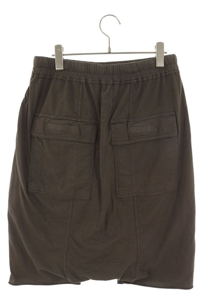 DRKSHDW DRAWSTRING PODS Cotton Shorts Brown Size S
