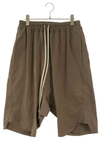 Rick Owens 23SS Drawstring Cotton Shorts Brown Size 46