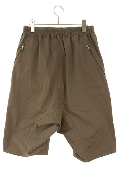 Rick Owens 23SS Drawstring Cotton Shorts Brown Size 46