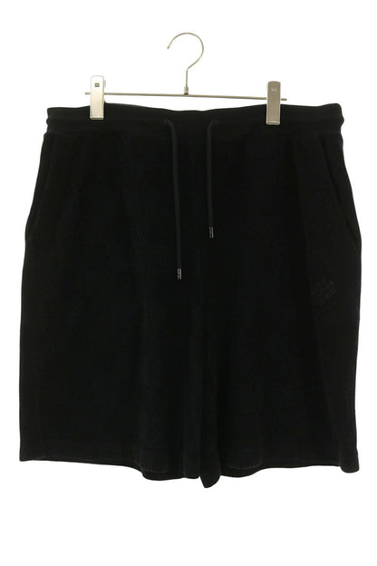 LOUISVUITTON 24AW Damier French Terry Shorts Black Size L