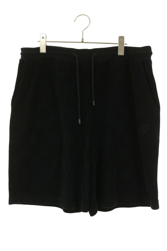 LOUISVUITTON 24AW Damier French Terry Shorts Black Size L