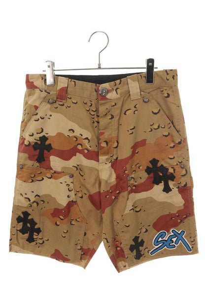 Chrome Hearts SEX RECORDS Carpenter Camo Shorts Size 30