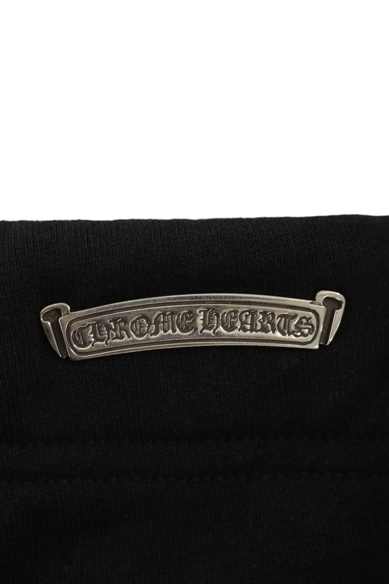 Chrome Hearts SLO RIDE Logo Embroidered Shorts Black Sweatshirt Size M