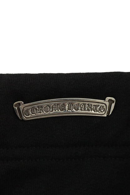 Chrome Hearts SLO RIDE Logo Embroidered Shorts Black Sweatshirt Size M