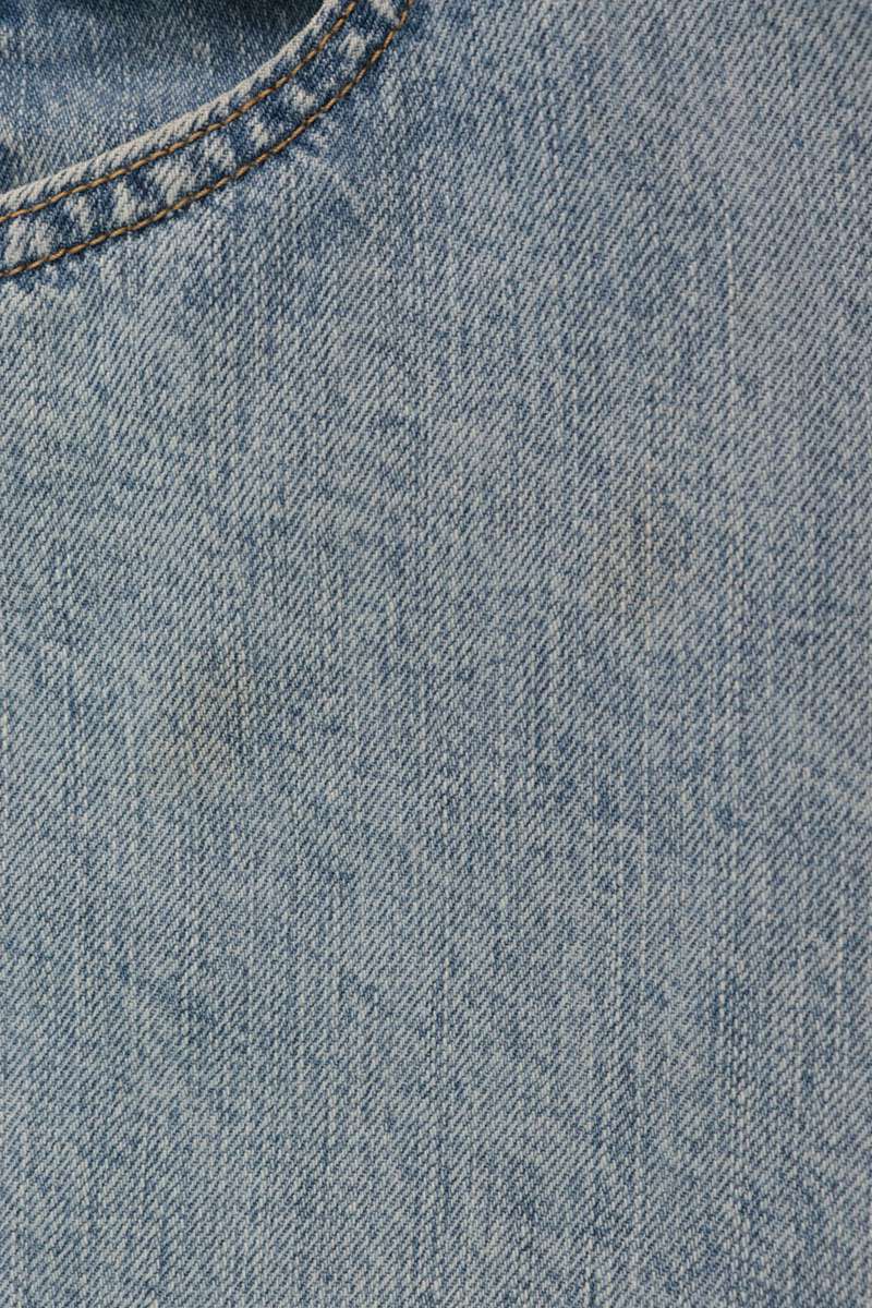 OUR LEGACY Washed Capri Cut Denim Shorts Indigo Size 46