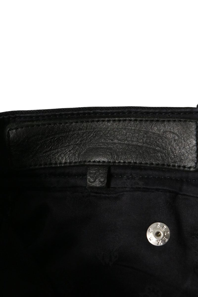 Chrome Hearts Cotton Lamb Leather Carpenter Shorts Size 33