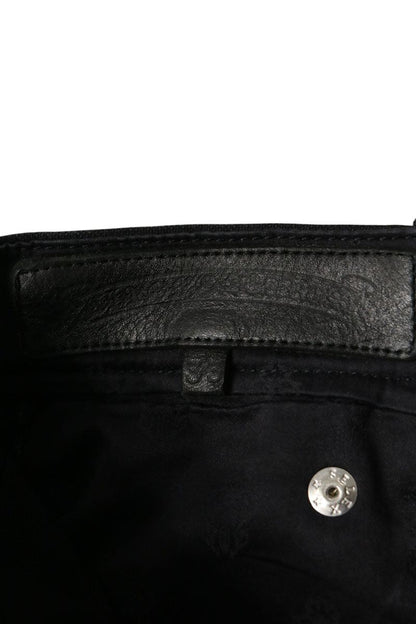 Chrome Hearts Cotton Lamb Leather Carpenter Shorts Size 33