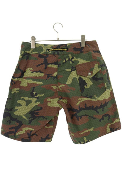 Chrome Hearts SURF BRITCHES Camo Nylon Shorts Size 32