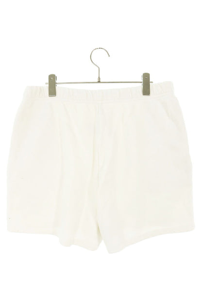 Chrome Hearts 3 Cemetery Leather Patch Shorts White Size M