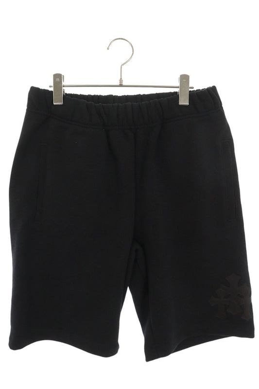Chrome Hearts Cross Patch Leather Shorts Size 28