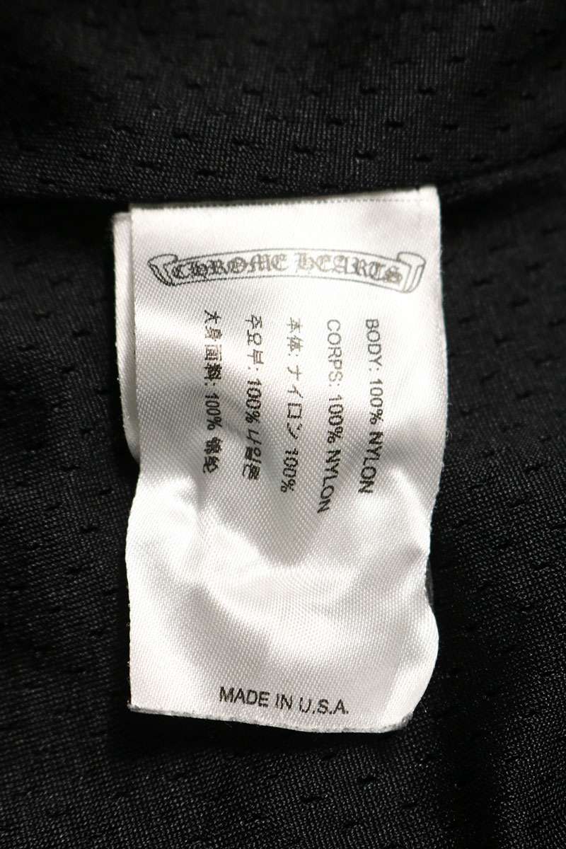 Chrome Hearts CH Print Mesh Varsity Shorts Black Size XL