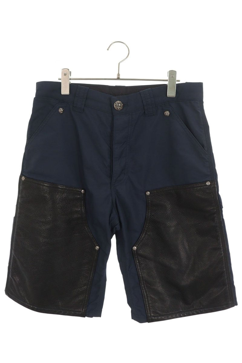 Chrome Hearts Nylon Carpenter Shorts Leather Cross Size 30