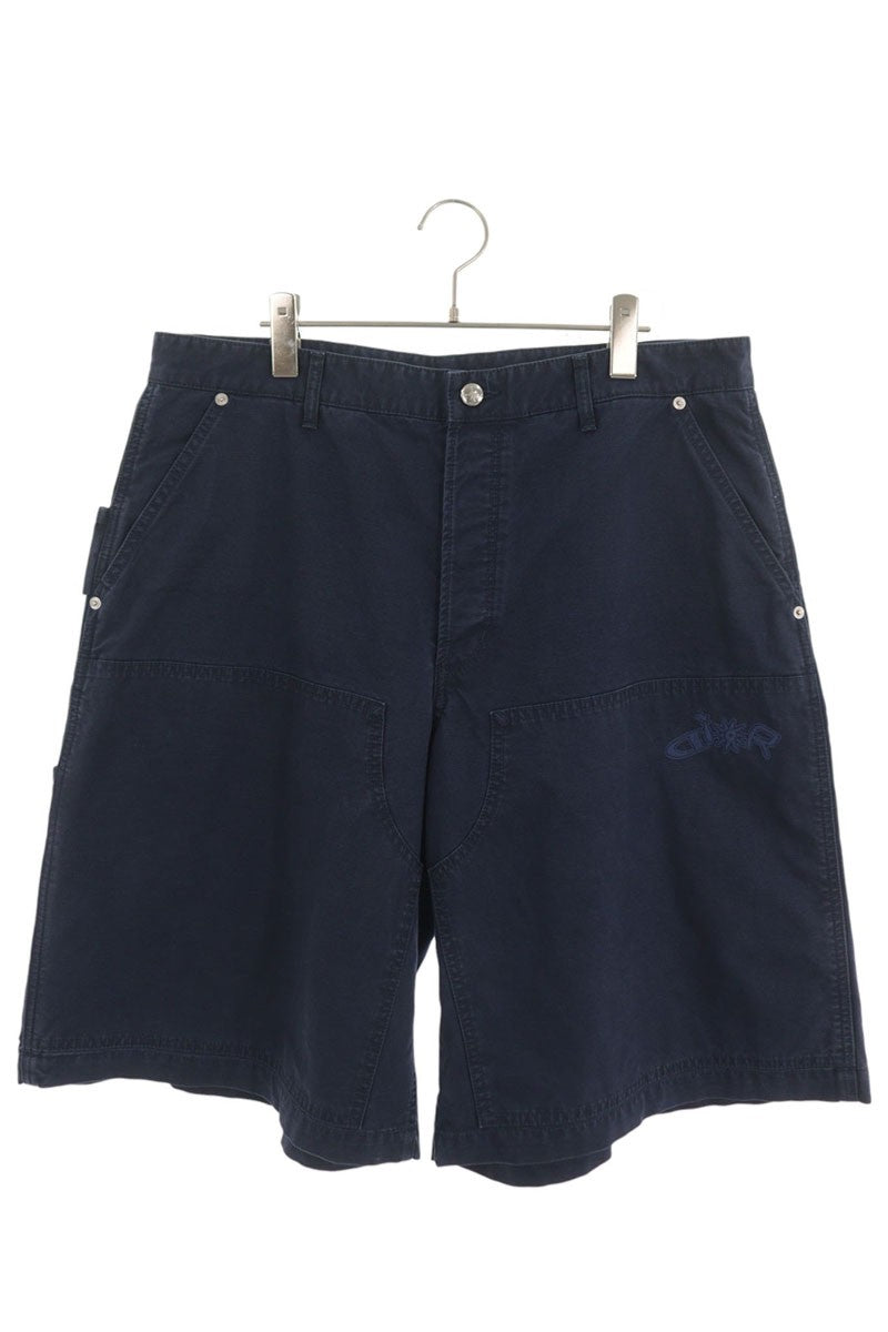 DIOR 25AW Logo Embroidered Bermuda Shorts Navy Size 54