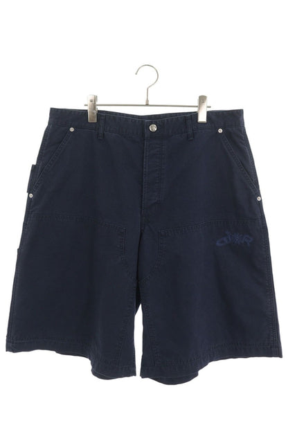 DIOR 25AW Logo Embroidered Bermuda Shorts Navy Size 54