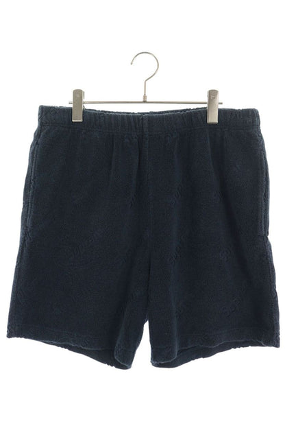 SUPREME 19SS Terry Jacquard Logo Short Navy Size M