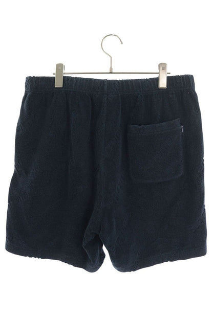 SUPREME 19SS Terry Jacquard Logo Short Navy Size M