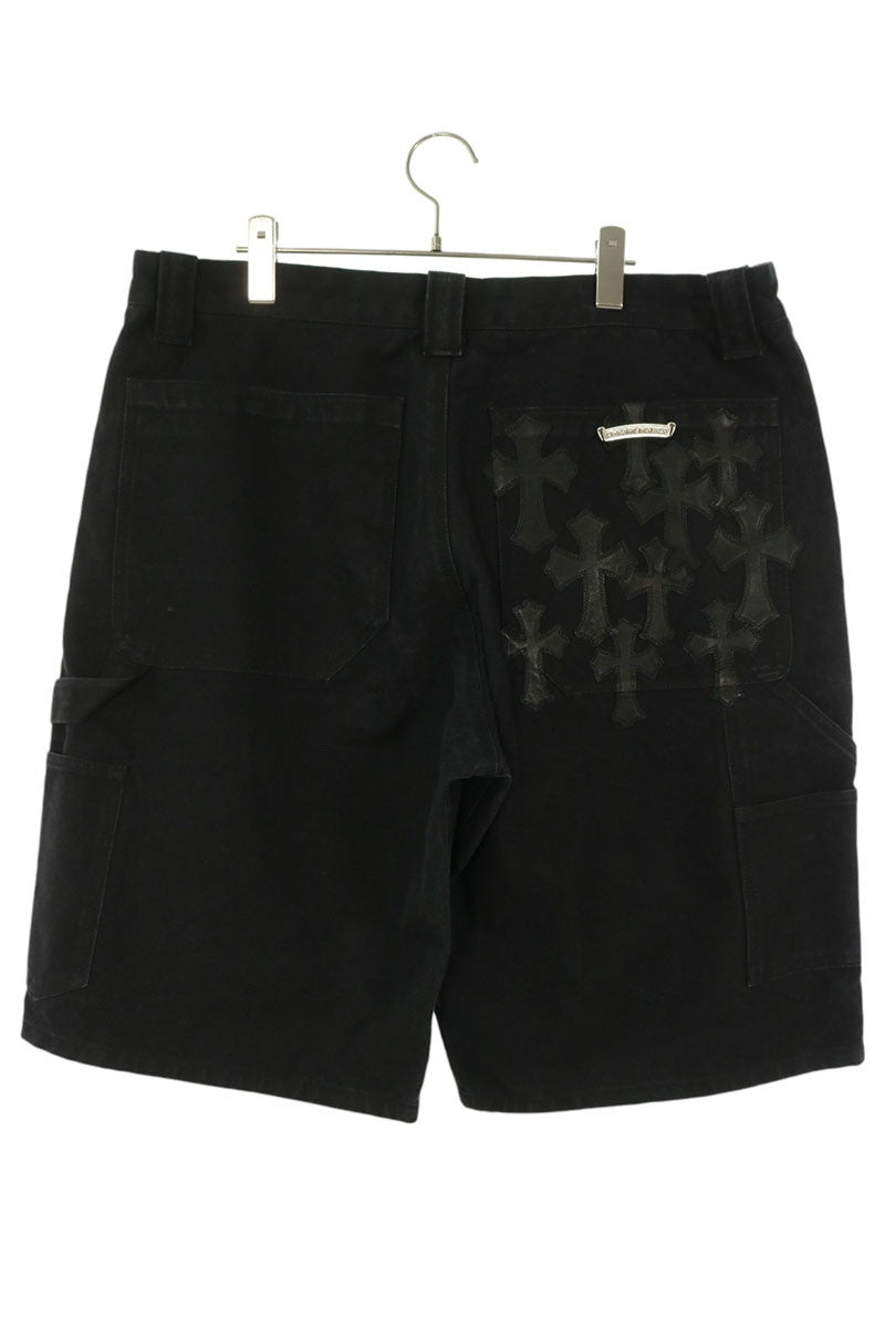 Chrome Hearts CARPENTER SHORTS Cemetery Patch Black Size 36