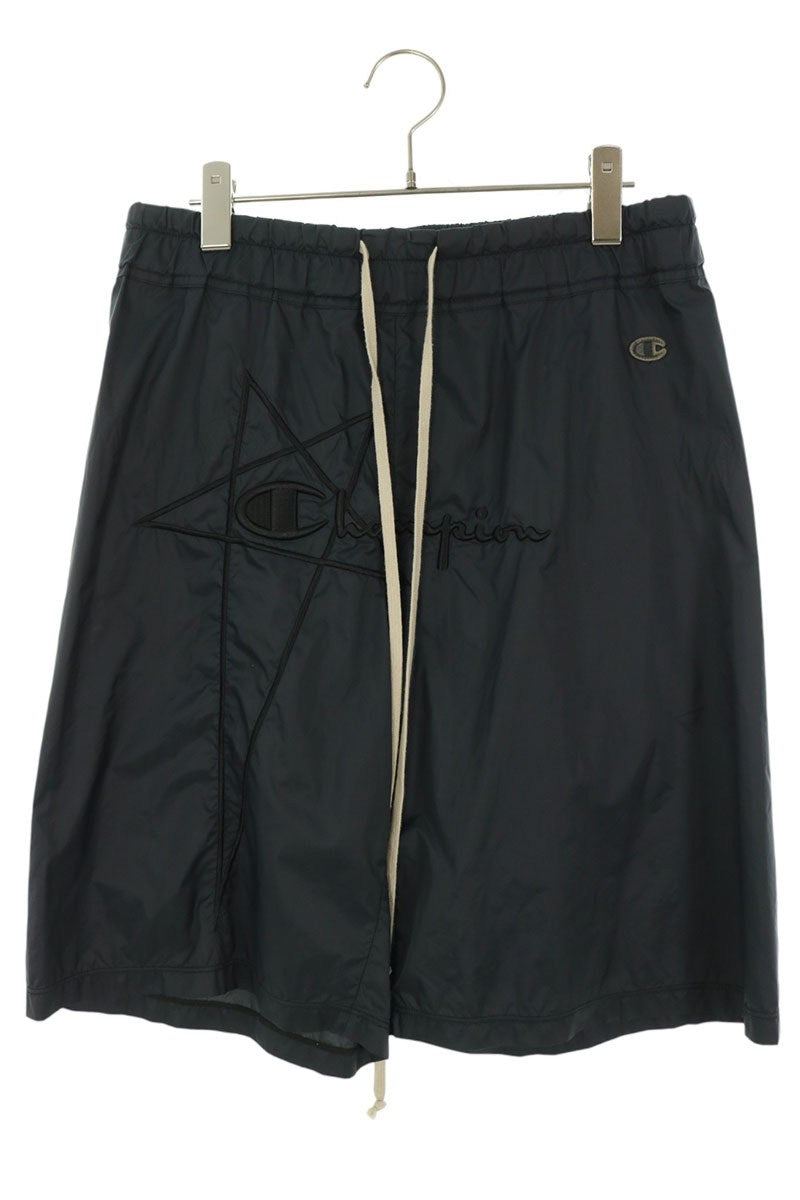 Rick Owens x Moncler 21SS Logo Shorts Black Size M