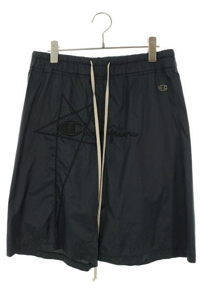Rick Owens x Moncler 21SS Logo Shorts Black Size M
